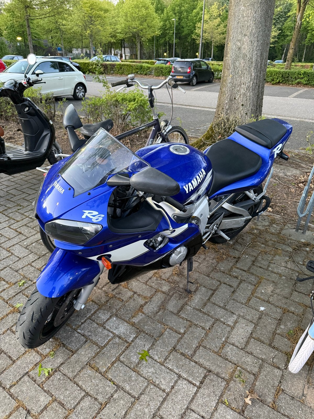 Yamaha R6, 4 cilinders, Motorrijbewijs A, Gebruikt, Meer dan 35 kW