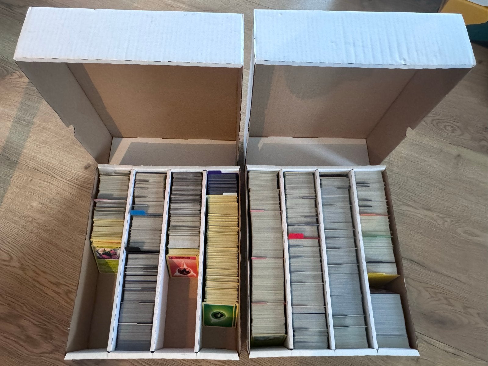 Bulk collectie Pokémon kaarten - bulk ong. 7.821 kaarten, Ophalen, Gebruikt, Meerdere kaarten