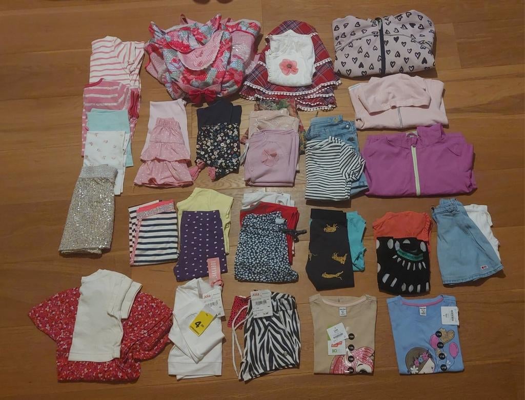 Kledingpakket zomer meisje 98/104, Kinderen en Baby's, Kinderkleding | Maat 98, Gebruikt, Meisje, Ophalen of Verzenden, Setje