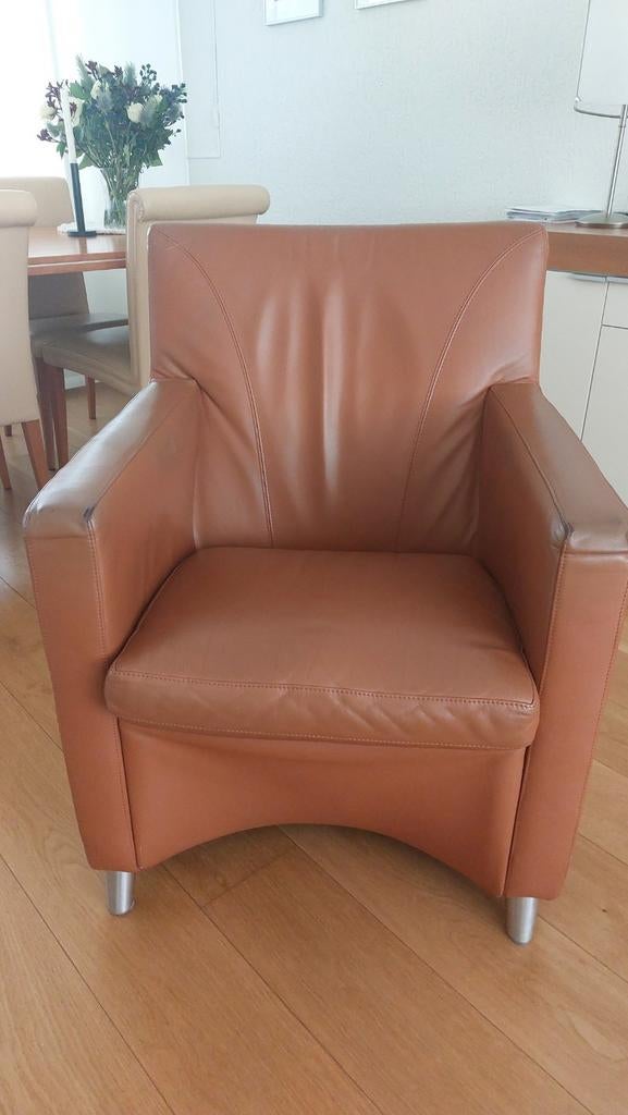 Leolux fauteuil., Ophalen, Gebruikt, Tijdloos, 50 tot 75 cm