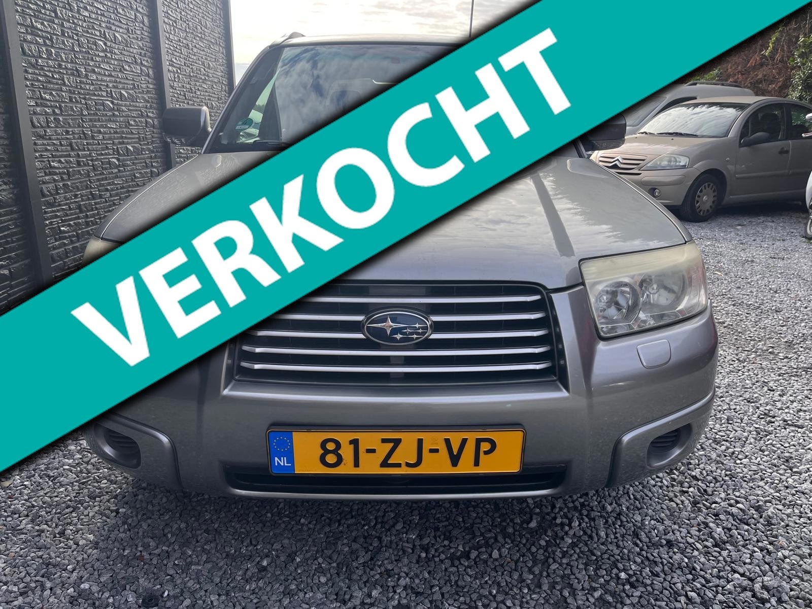 Subaru Forester 2.0 X Comfort Pack, Auto's, 1994 cc, Stof, Gebruikt, Zwart