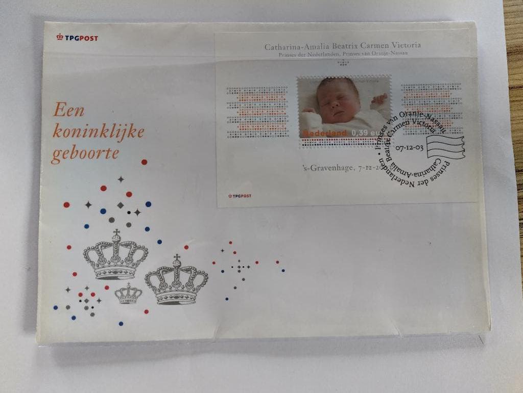 Geboortemunt Amalia, Postzegels en Munten, Munten | Nederland, Koningin Beatrix, Euro's, Ophalen of Verzenden, Geboorte of Huwelijk