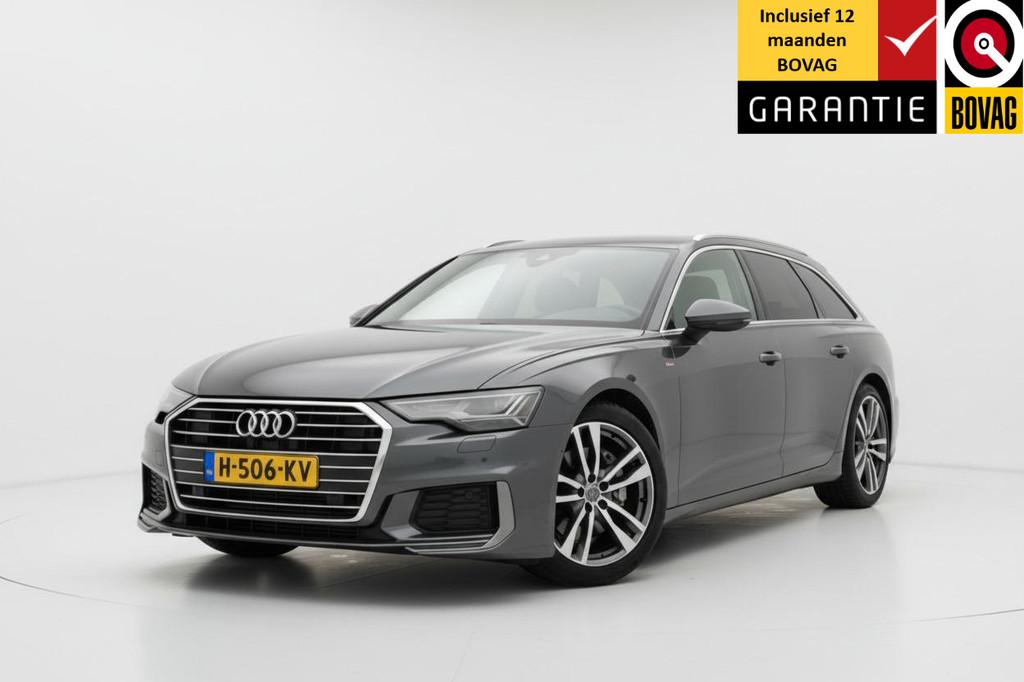 Audi A6 Avant 45 TFSI 245PK Sport S-line edition, Stof, 4 cilinders, Hybride Elektrisch/Benzine, Zilver of Grijs