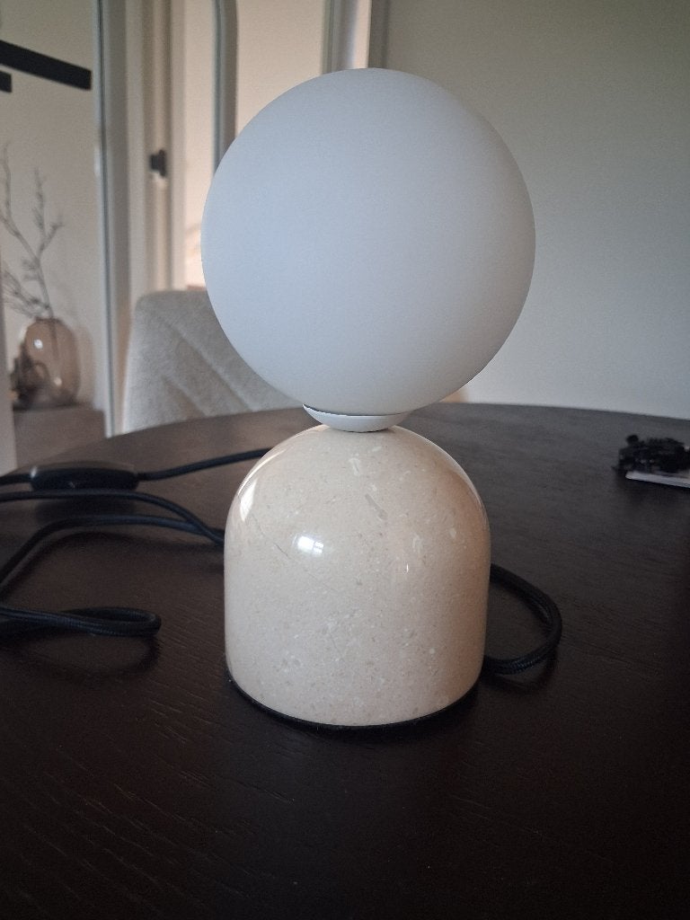 Tafellamp, Scandinavisch, Zo goed als nieuw, Natuurlijk materiaal, Ophalen