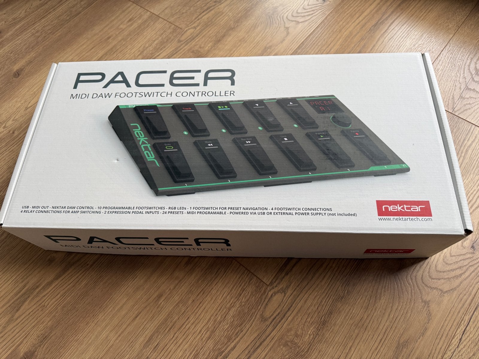 Nektar Pacer MIDI DAW Footswitch Controller, Ophalen of Verzenden, Zo goed als nieuw
