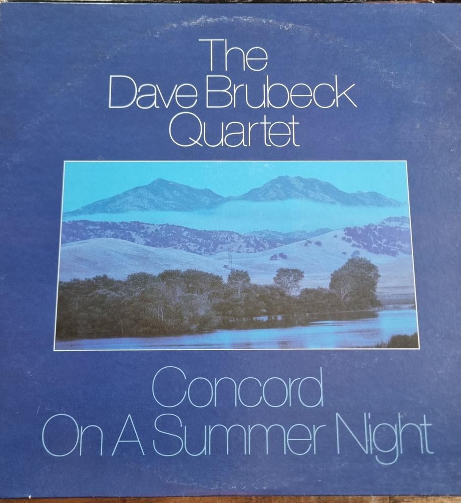 Dave Brubeck Quartet Concord on a summer night GESIGNEERD, Cd's en Dvd's, Vinyl | Jazz en Blues, 1980 tot heden, Overige formaten
