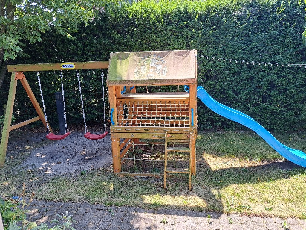 Little Tikes Panther Peak houten speeltoestel, Kinderen en Baby's, Speelgoed | Buiten | Speeltoestellen, Ophalen, Gebruikt, Schommel