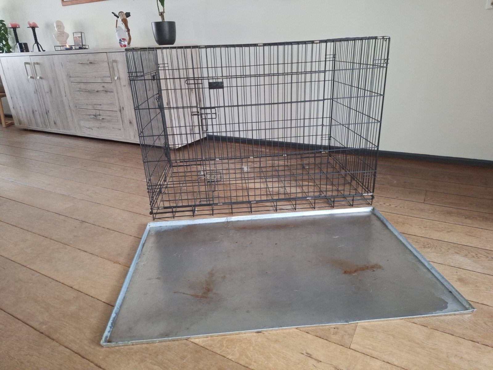 Hondenbench XL zwart, Ophalen, 110 cm of meer, 65 tot 100 cm