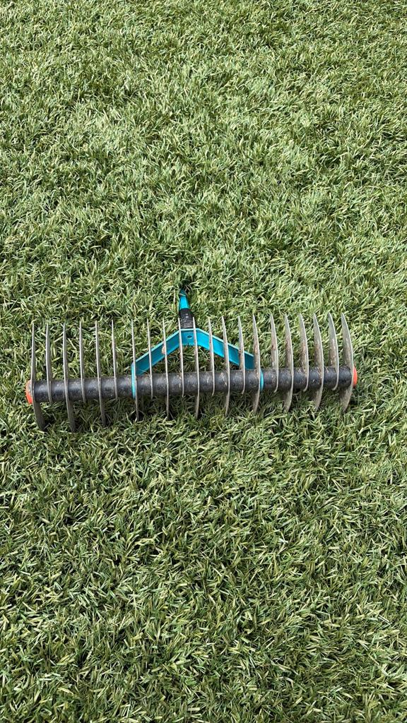 Gardena combi systeem verticuteerhark, Tuin en Terras, Hand-tuingereedschap, Ophalen, Zo goed als nieuw