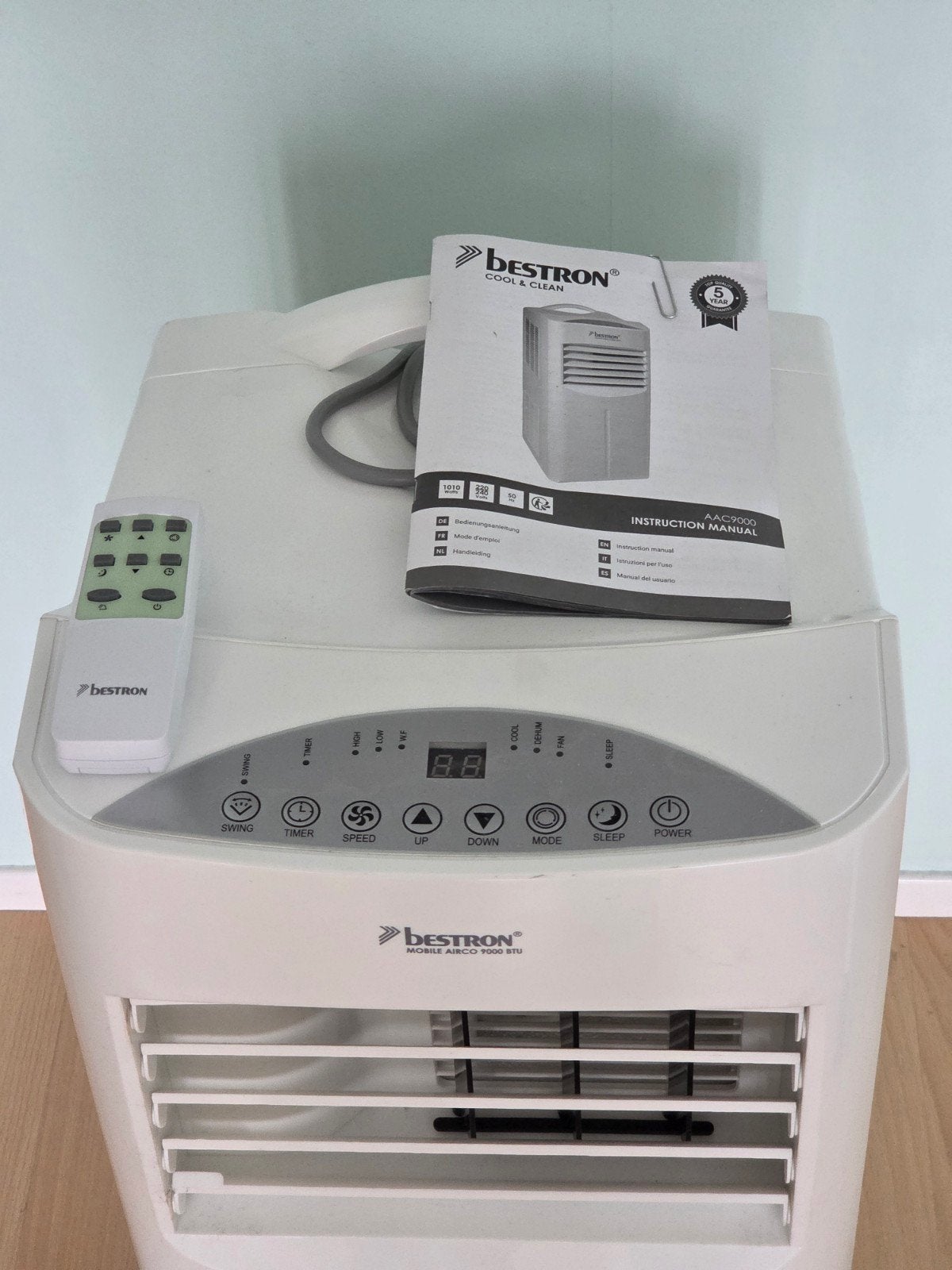 Te koop. Bestrom Mobiele airco AAC 9000 BTU, Witgoed en Apparatuur, Airco's, Ophalen, Minder dan 60 m³, 3 snelheden of meer, Zo goed als nieuw