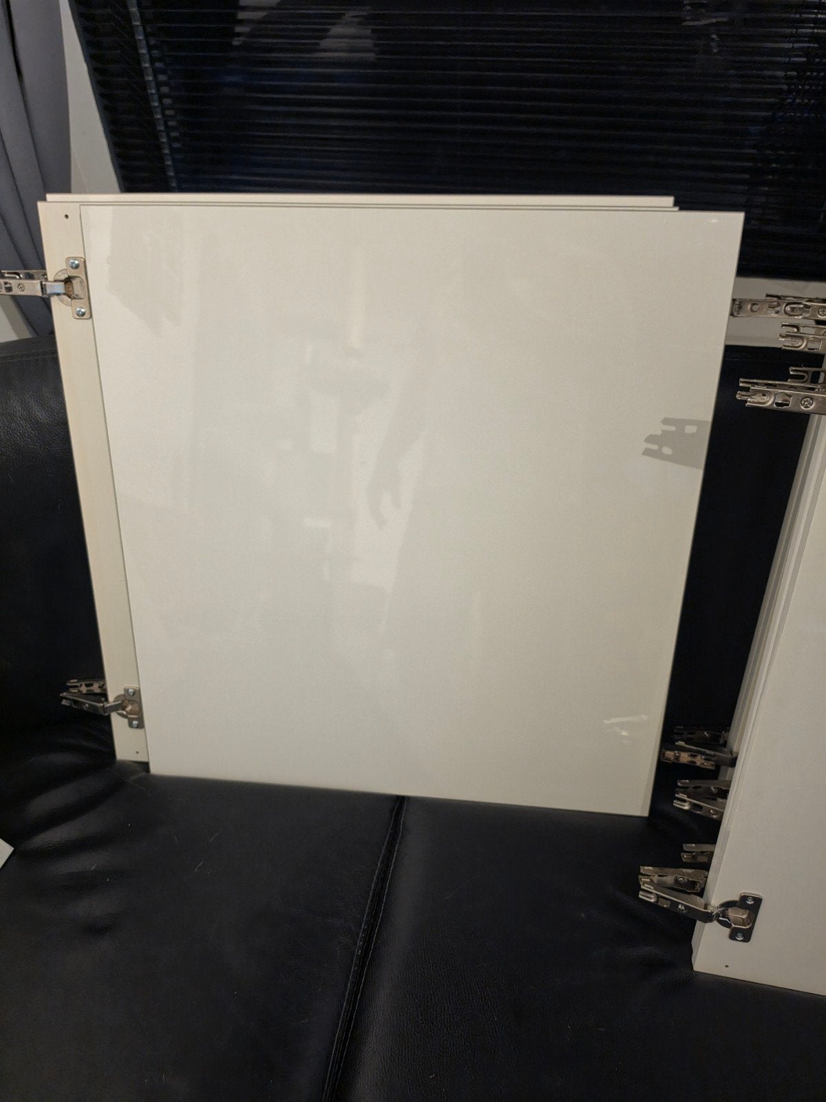 IKEA Besta onderdelen hoogglans wit (deuren, planken, frame), Ophalen, Gebruikt