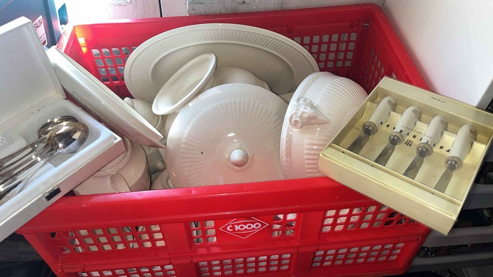 Uitgebreid Wedgwood Etruria Edme servies, Ophalen of Verzenden