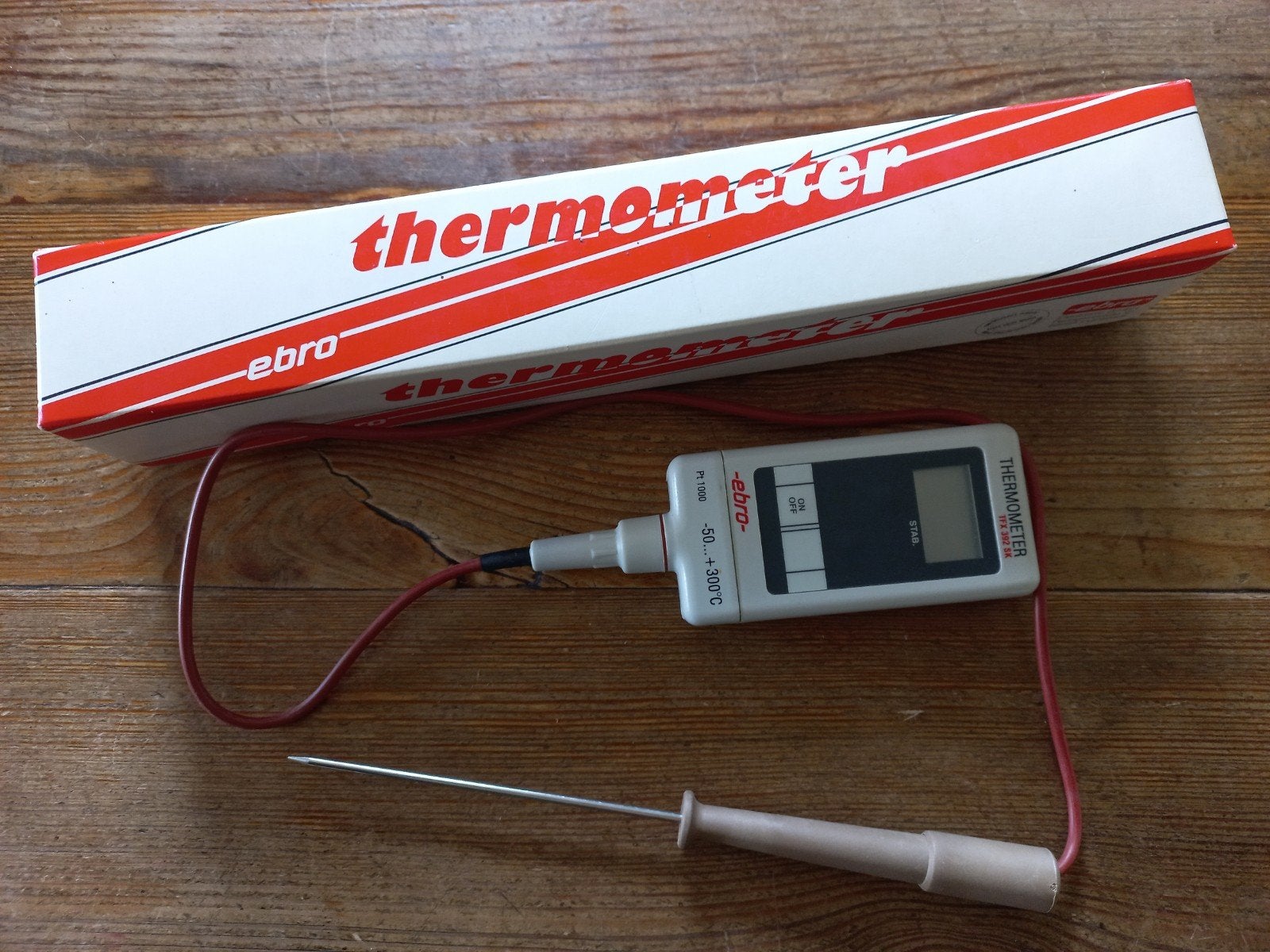 Ebro TFX 392 SK Thermometer -50 tot +300C, Ophalen of Verzenden, Gebruikt