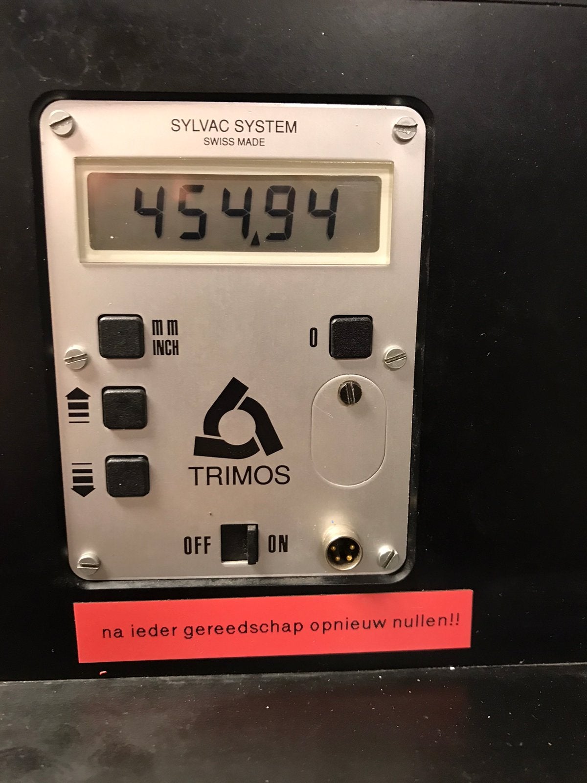 Trimos TPR 1210 voorinstelapparaat., Doe-het-zelf en Verbouw, Ophalen, Gebruikt, Metaaldraaibank