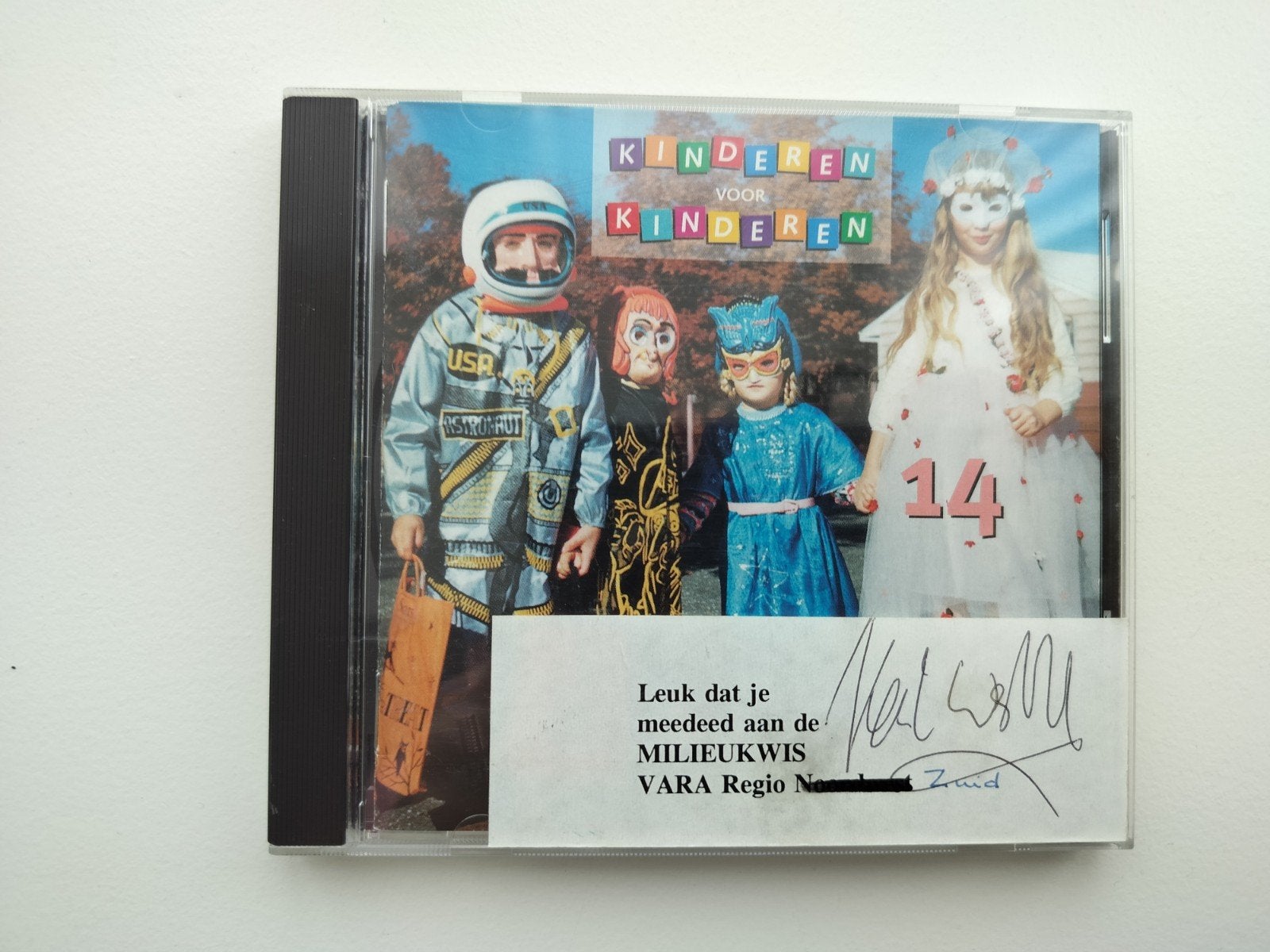 Cd kinderen voor kinderen 14 met handtekening Henk Westbroek, Ophalen of Verzenden, Zo goed als nieuw, Gesigneerd, Muziek