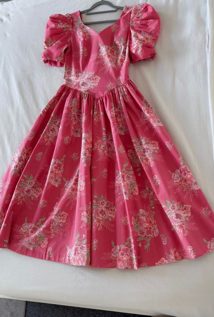 Vintage Laura Ashley bloemenjurk jaren 80,, Ophalen of Verzenden, Zo goed als nieuw, Carnaval