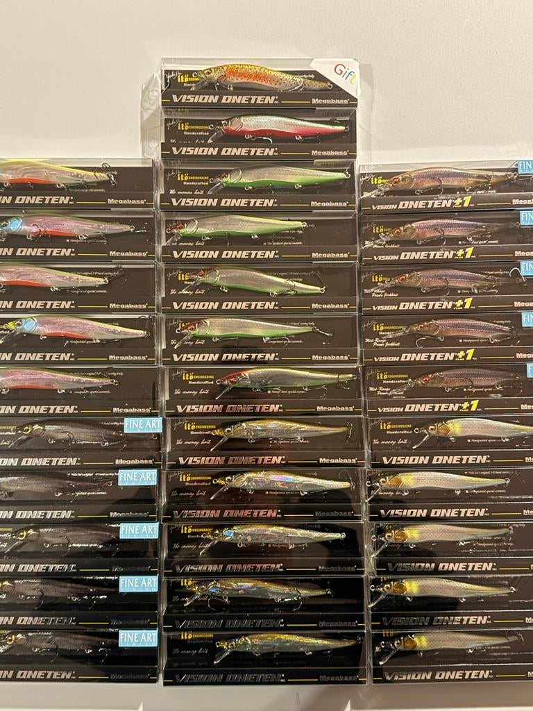 Megabass Vision Oneten Jerkbaits - Diverse Kleuren, Ophalen of Verzenden, Nieuw, Kunstaas