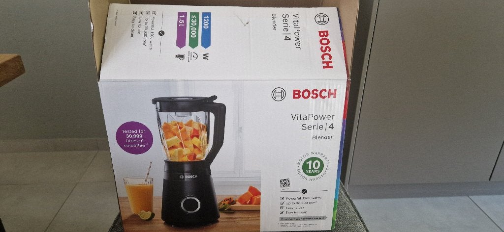 Serie Blender VitaPower 1200 W Zilver MMB6172S, Witgoed en Apparatuur, Blenders, Verzenden, Zo goed als nieuw, Blender
