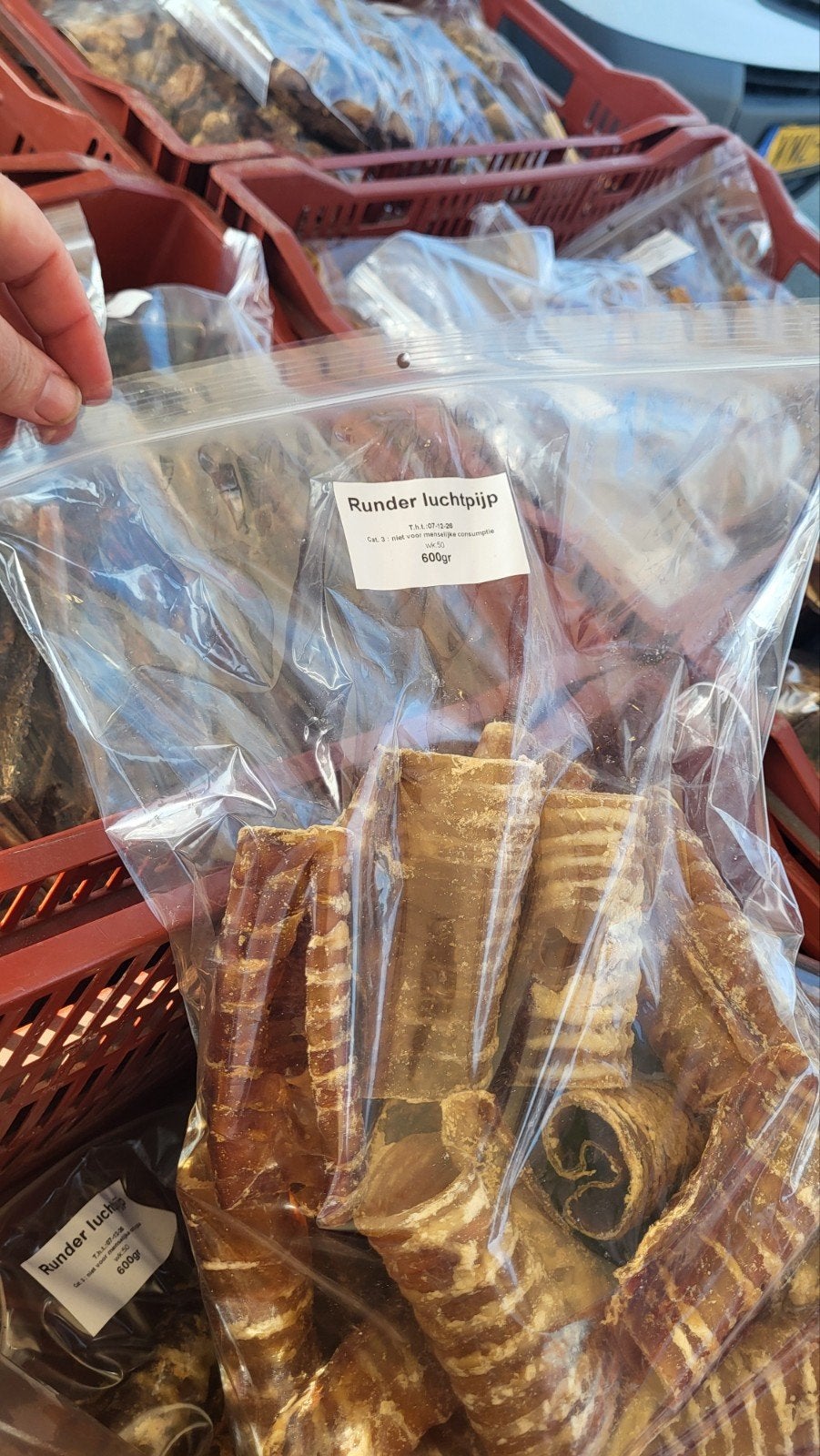Partij natuurlijke hondensnacks Rund, Ophalen of Verzenden, Hond