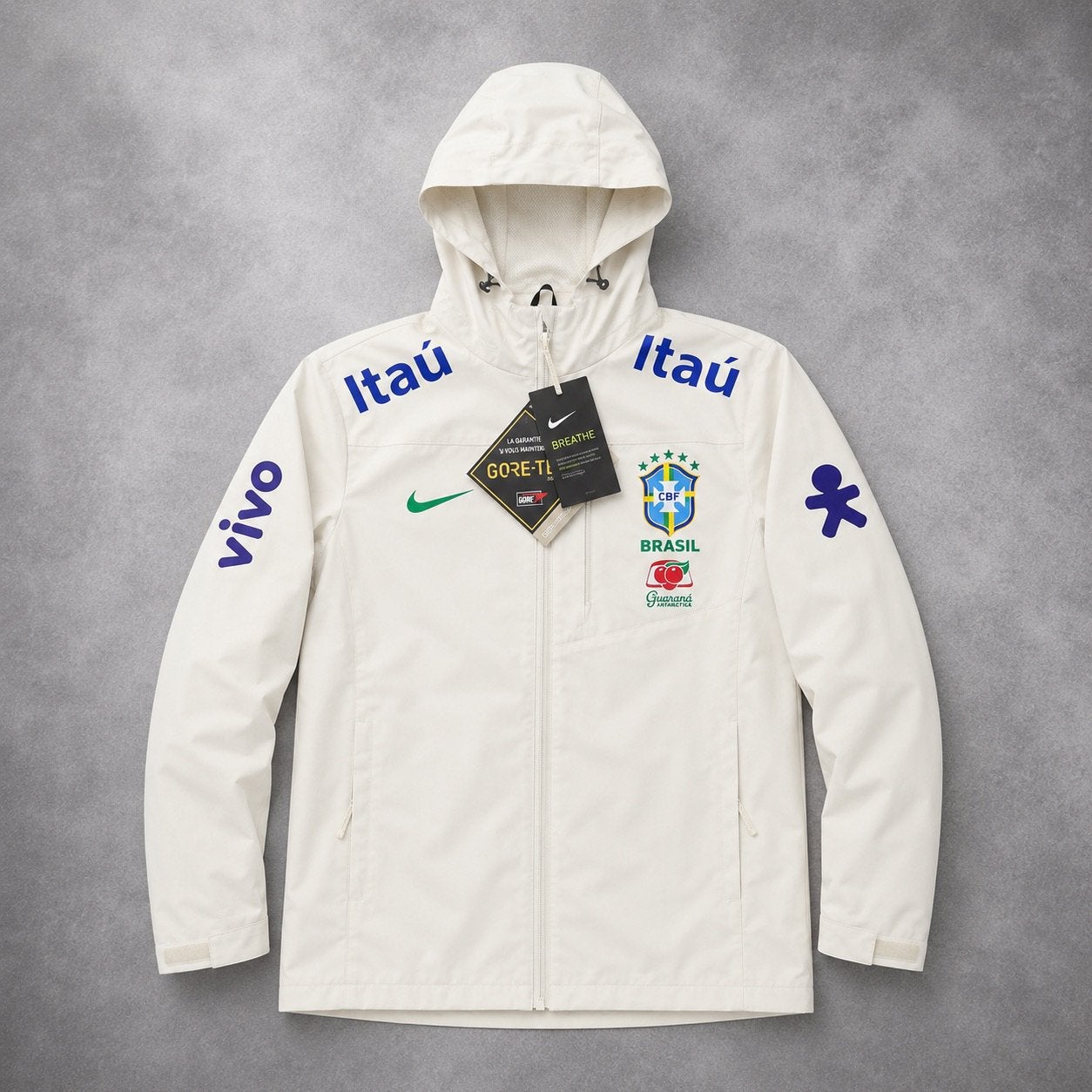 Brazilië Jas Wit, Kleding | Heren, Ophalen of Verzenden, Nieuw, Wit