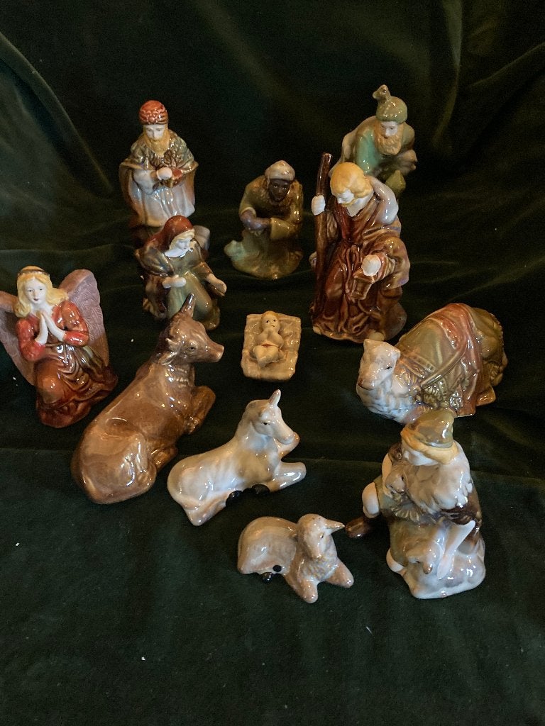Keramiek kerstgroep (3), Diversen, Ophalen of Verzenden, Zo goed als nieuw