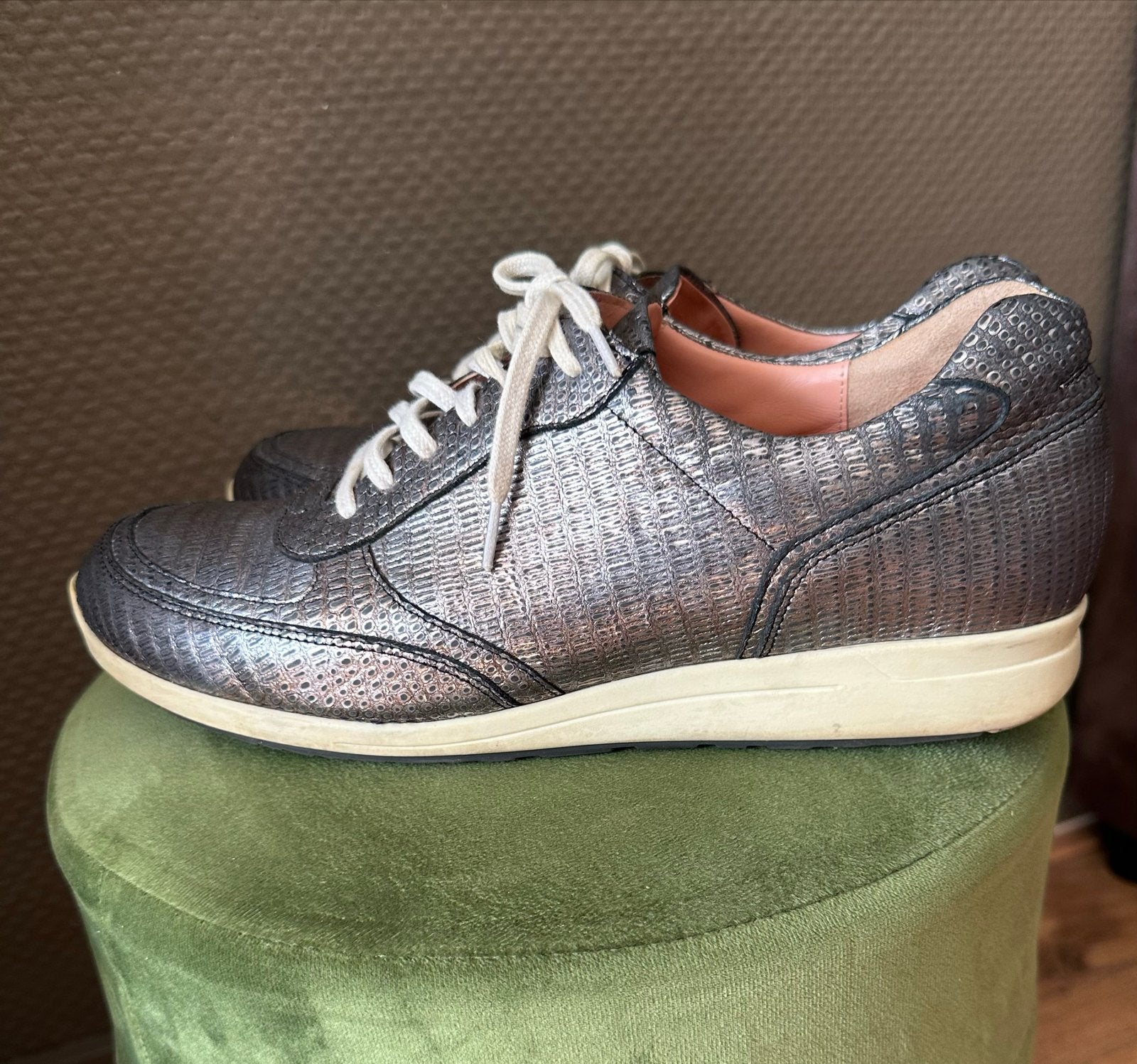 Durea lederen sneakers maat 42 - Ommoord Rotterdam, Kleding | Dames, Schoenen, Ophalen, Overige kleuren, Sneakers of Gympen, Gedragen