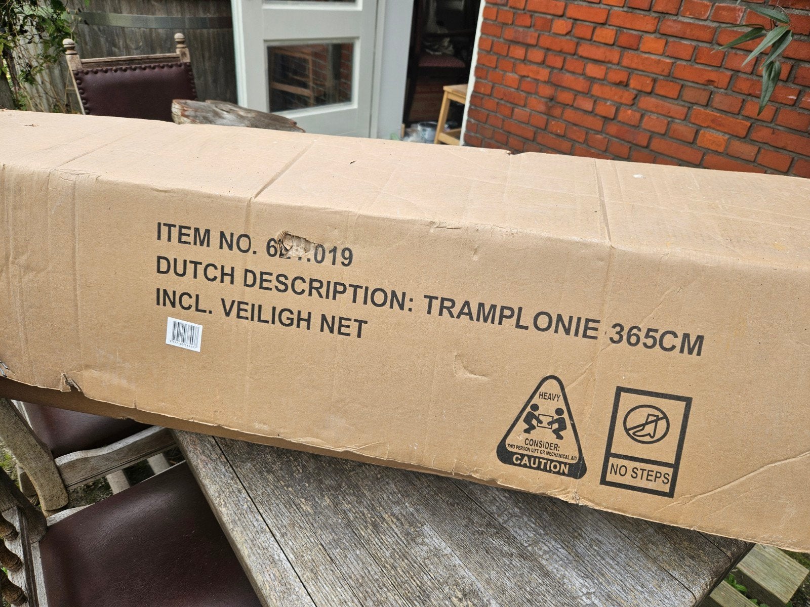 Veiligheidsnet trampoline 365cm - Nieuw in doos, Ophalen of Verzenden, Nieuw