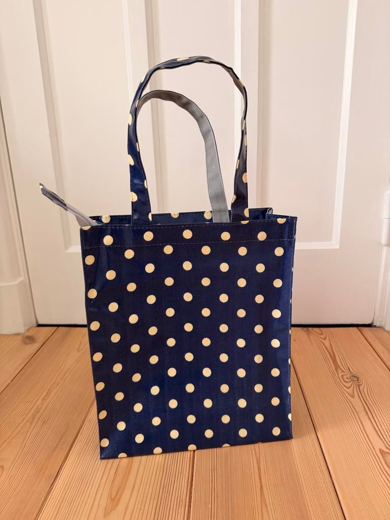 Nieuw. blauwe shopper met stippen, schoudertas., Ophalen of Verzenden, Nieuw, Blauw, Shopper