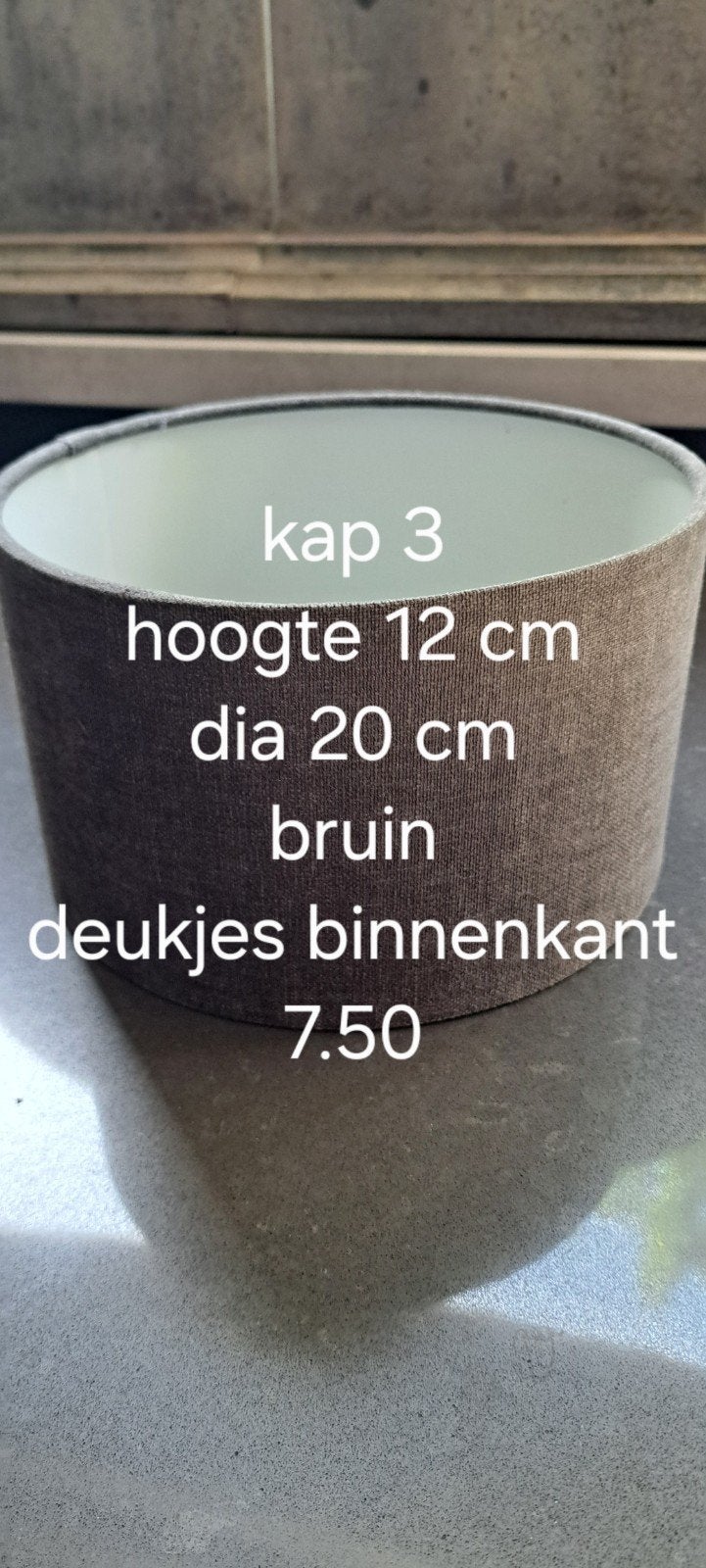 lampenkap aura peeperkorn, Ophalen of Verzenden