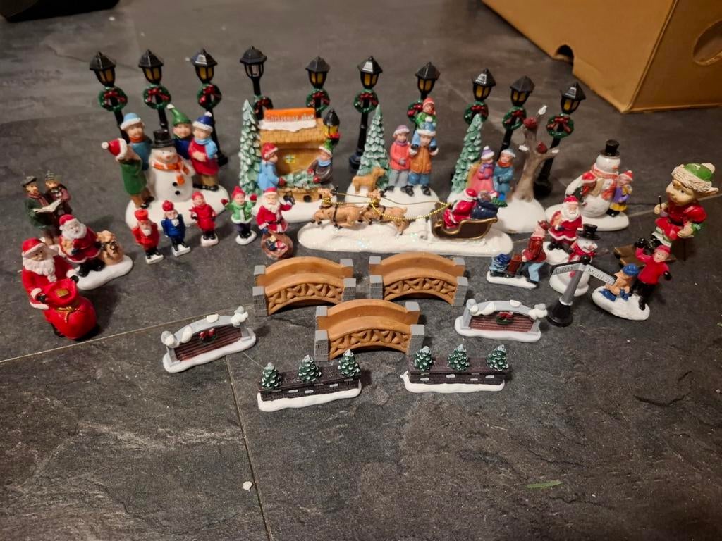 Kerst miniaturen diversen soorten, Diversen, Kerst, Ophalen of Verzenden, Gebruikt