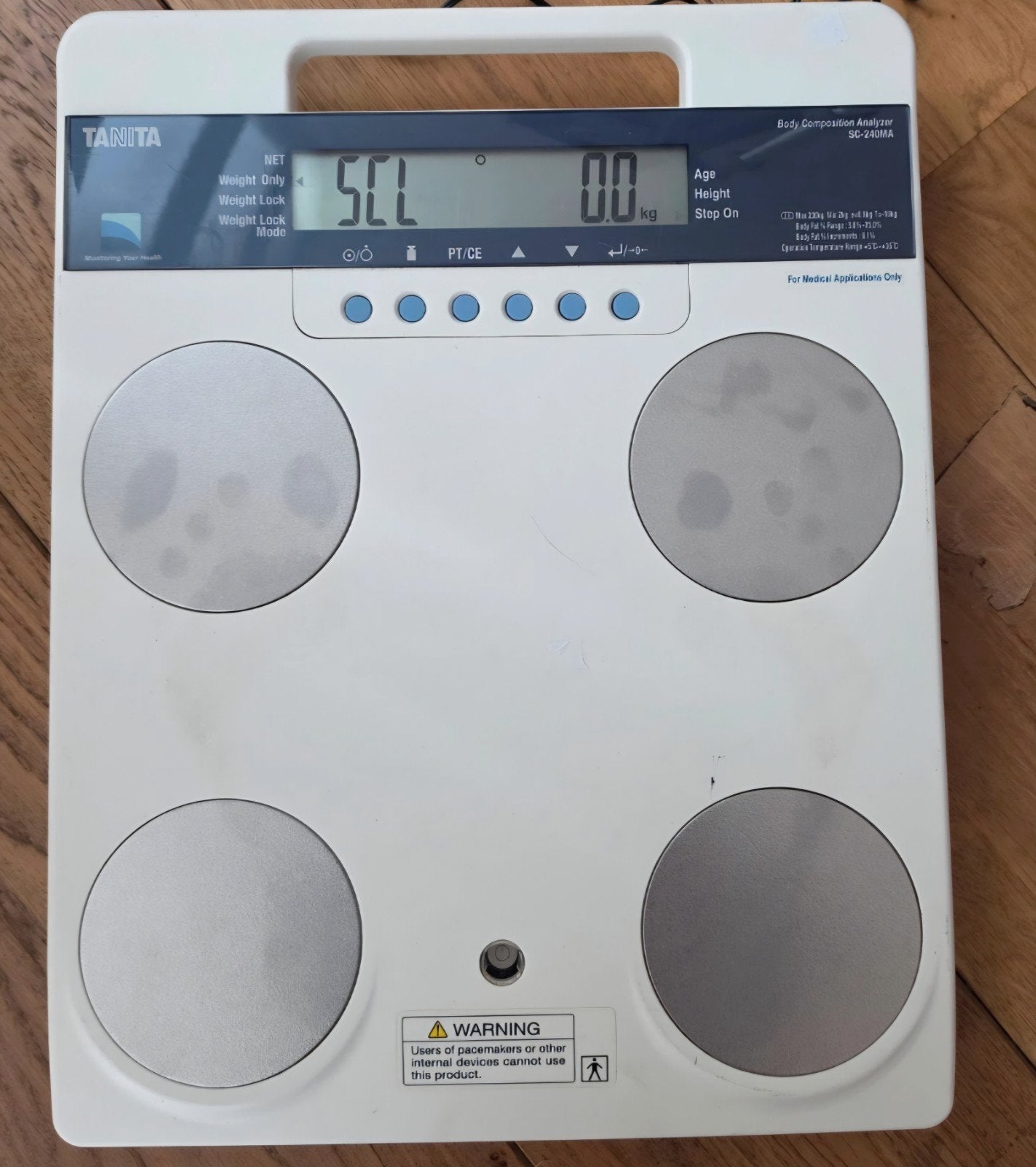 Tanita SC240Ma Body Composition Analyzer Medische weegschaal, Ophalen, Gebruikt, 100 kg of meer, Digitaal