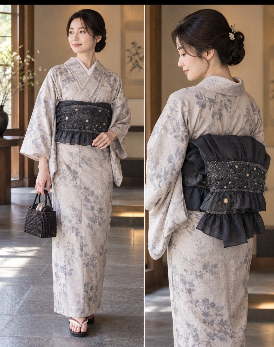 Prachtige vintage Japanse heko-obi – shibori – ca. 430 cm, Antiek en Kunst, Ophalen of Verzenden, Dames