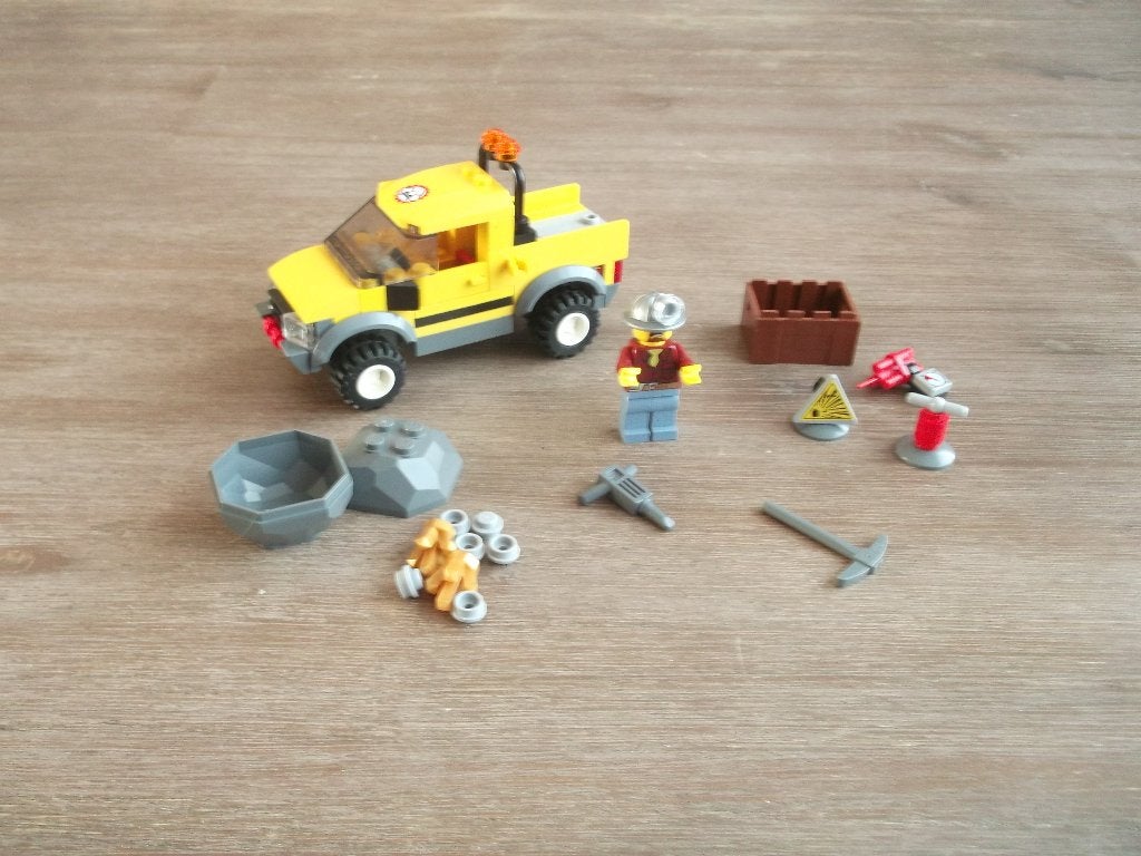 lego 4200 mining 4 x 4 (2012), Ophalen of Verzenden, Gebruikt, Complete set, Lego