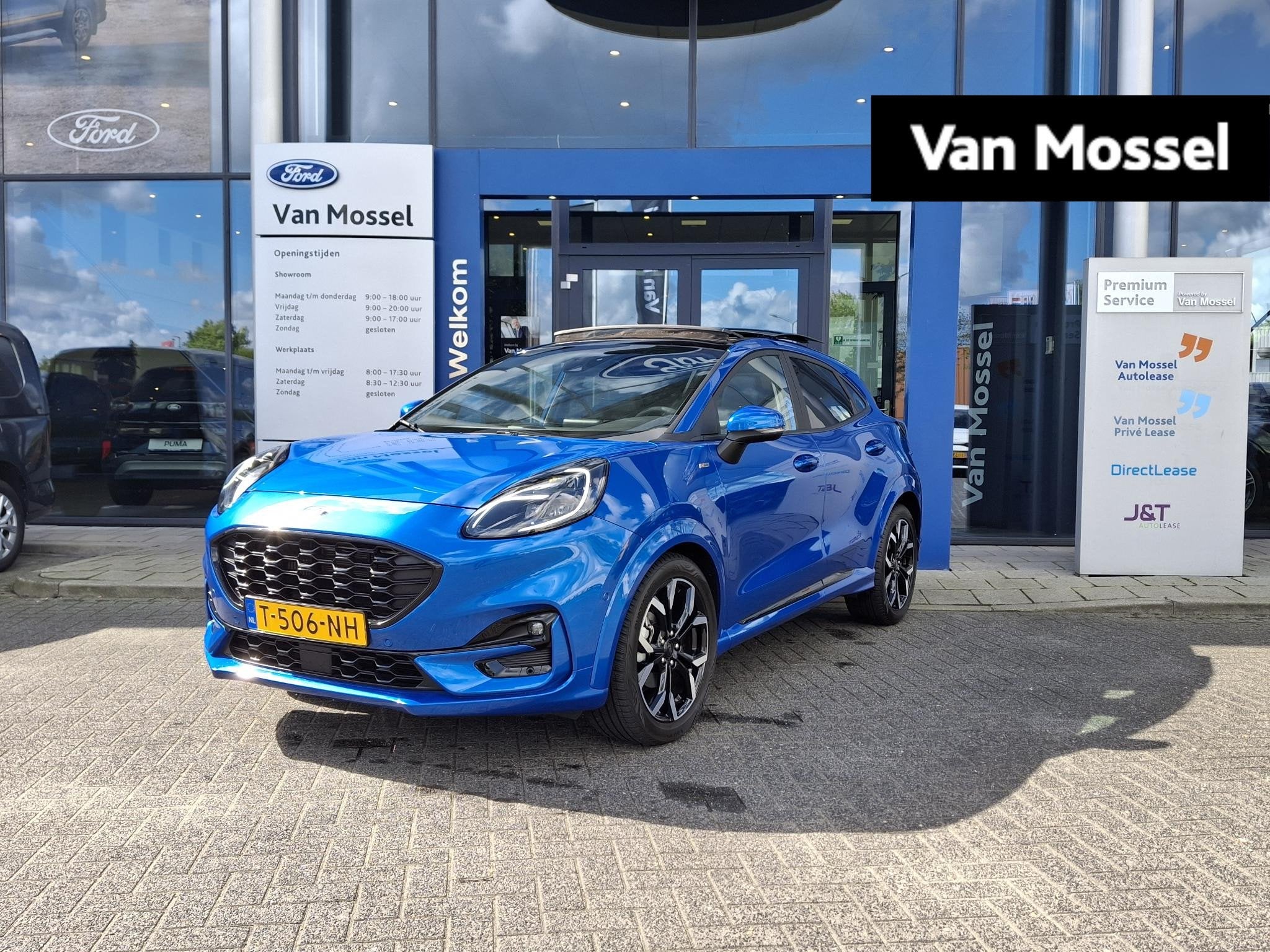 Ford Puma 1.0 EcoBoost Hybrid ST-Line X | Panoranadak | Wint, Auto's, Voorwielaandrijving, 12 maanden, Euro 6, Blauw