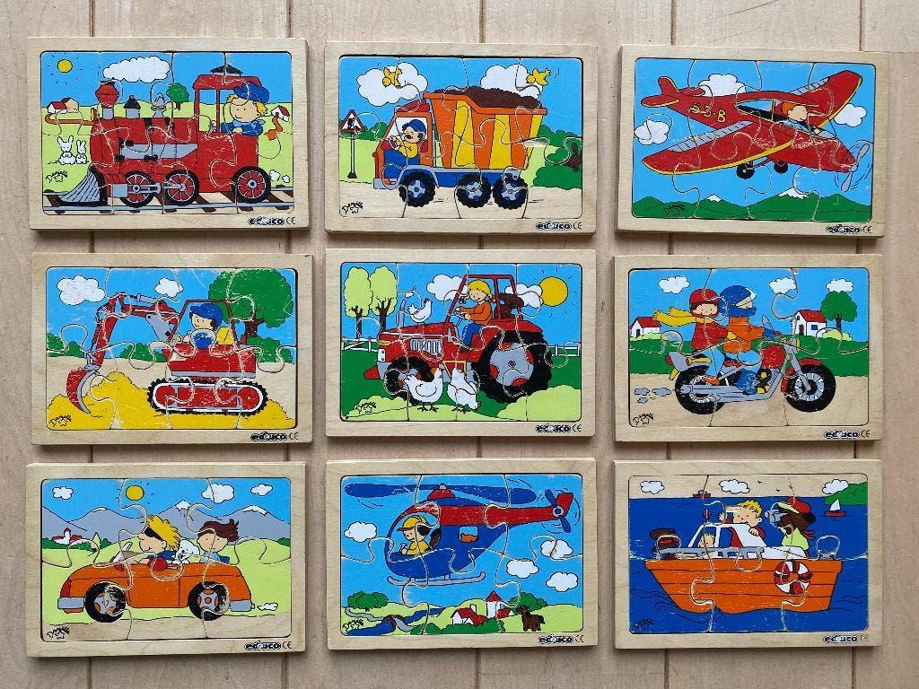 Educo puzzels, Kinderen en Baby's, Speelgoed | Houten speelgoed, Gebruikt, Ophalen of Verzenden