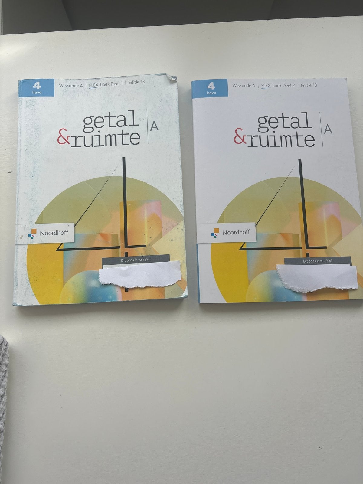 Wiskunde A Getal & Ruimte FLEX-boek Deel 1 & 2 HAVO 4, Ophalen of Verzenden, Gelezen, HAVO, Wiskunde A