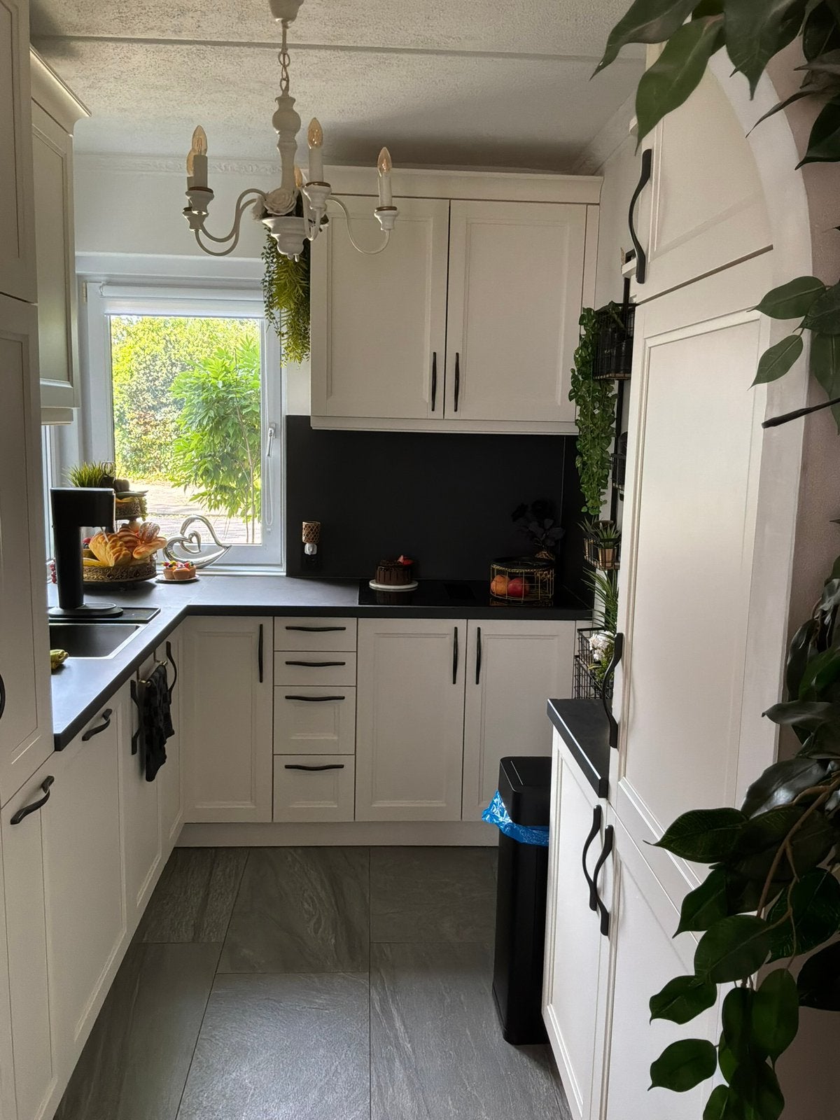 Keuken kastkast fronten, lade fronten, sier lijsten fronten, Ophalen, Zo goed als nieuw, Crème