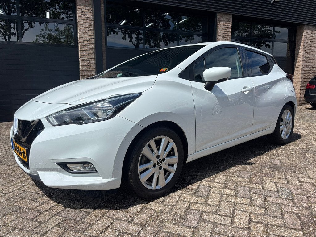 Nissan Micra 1.0 IG-T N-Connecta Trekhaak Carplay Camera, Auto's, Nissan, Bedrijf, Te koop, Micra, ABS, Achteruitrijcamera, Airbags