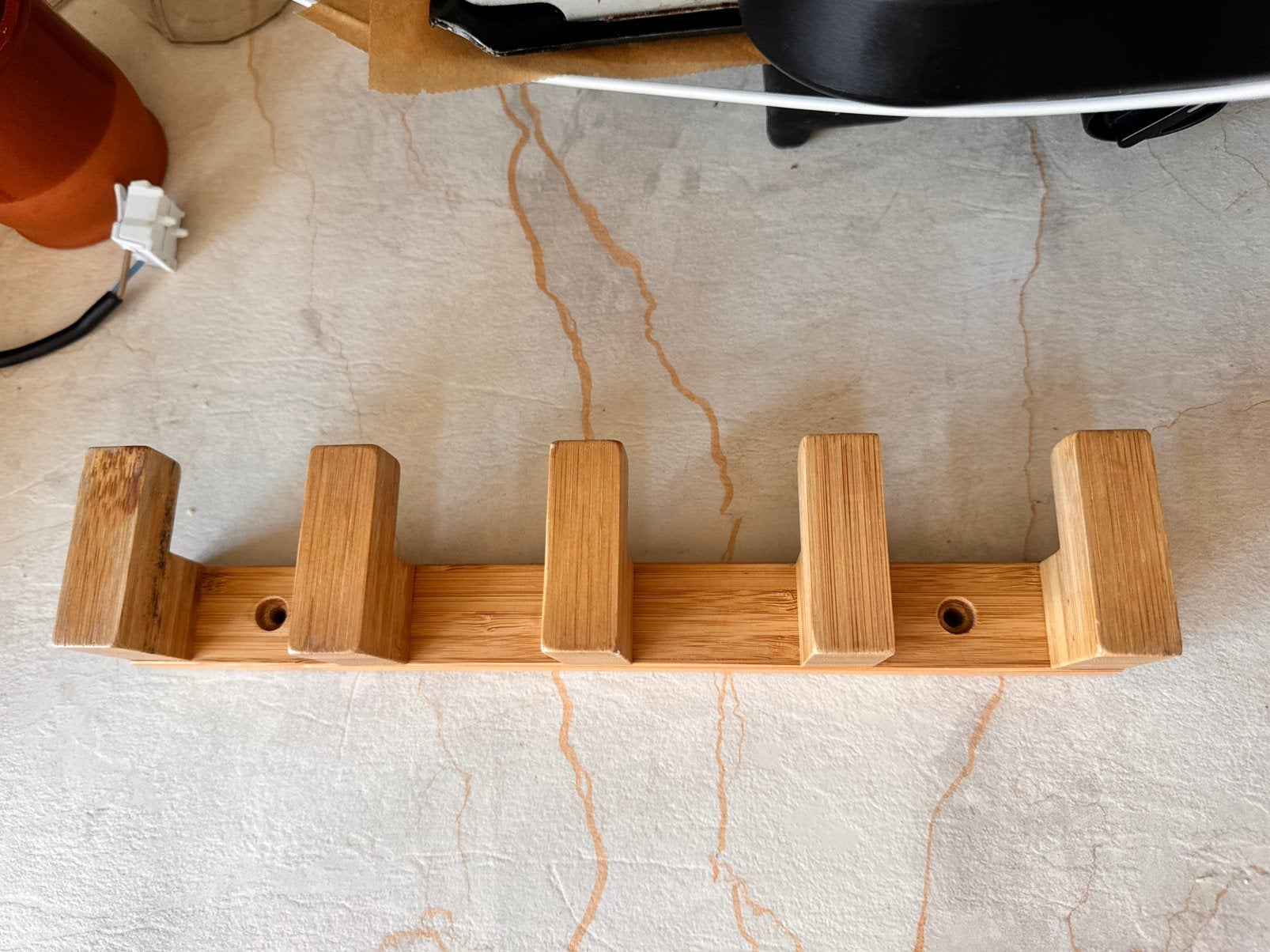Ikea kapstok van hout, 5 haakjes, Zo goed als nieuw, Minder dan 100 cm, Hout, Ophalen