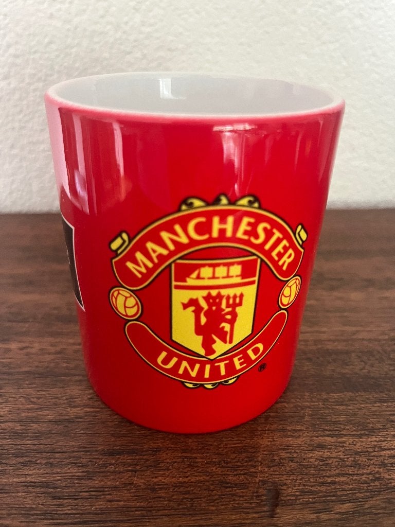 Mok Manchester United, Ophalen of Verzenden, Zo goed als nieuw, Buitenlandse clubs, Overige typen