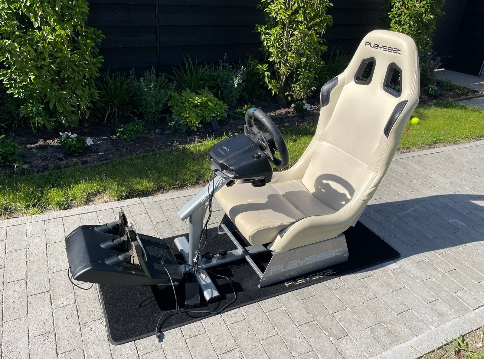 Playseat met Logitech G29 racestuur en pedalen, Ophalen, Gebruikt, Playseat of Racestoel, PlayStation 1