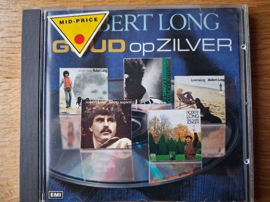 Robert Long - Goud op Zilver CD, Inclusief boekje, Gebruikt, Pop, Ophalen of Verzenden