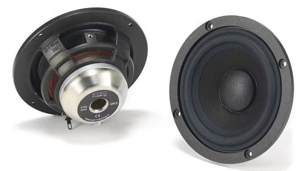 Steg QK-3 Mid Speaker 75mm - 1 paar, Auto diversen, Steg, Nieuw, Ophalen of Verzenden