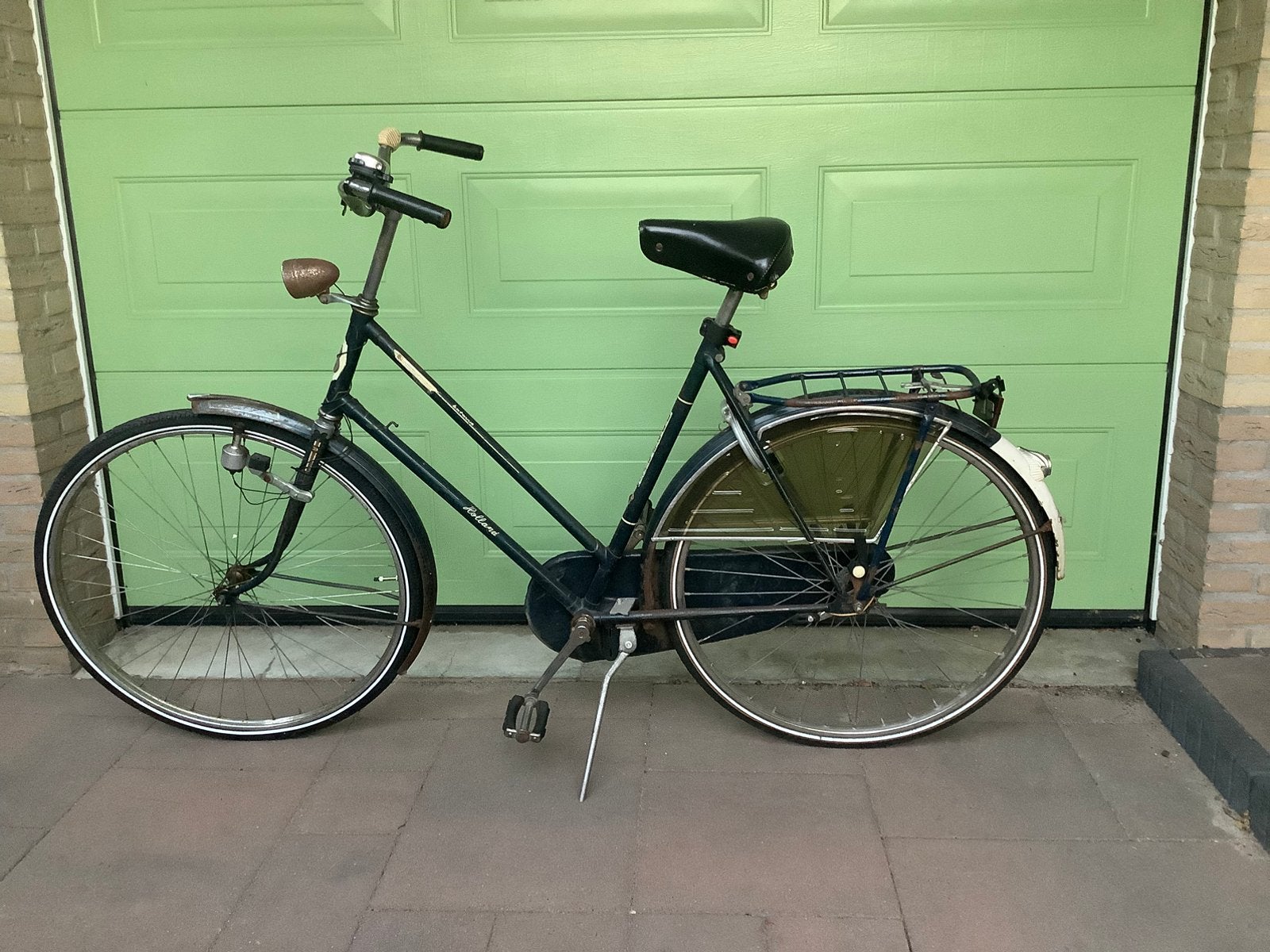 Fiets, Fietsen en Brommers, 55 tot 59 cm, Ophalen, Terugtraprem, Jaren '60 of nieuwer