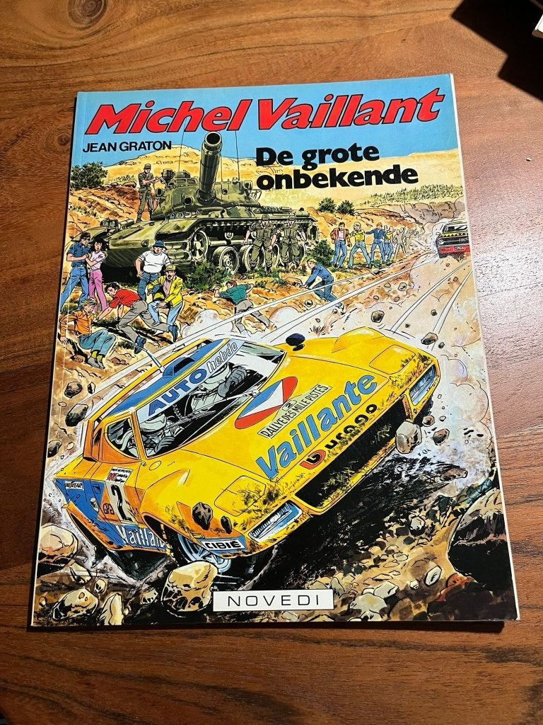Michel Vaillant 37 – De Grote Onbekende, Eén stripboek, Ophalen of Verzenden, Zo goed als nieuw