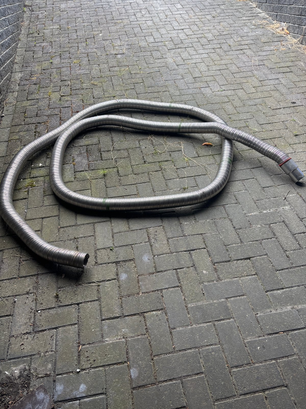 Flexibele Panflex buis voor rookgas, Ophalen, Afvoer, 6 meter of meer, Zo goed als nieuw