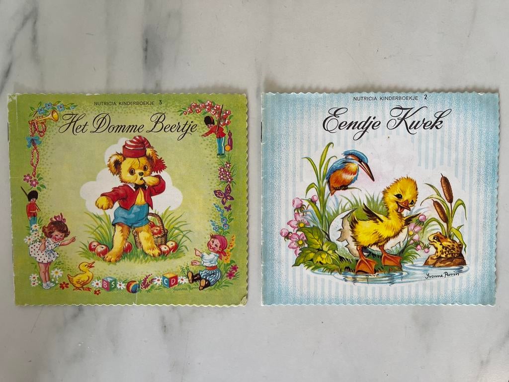 Nutricia deel 2 en 3 boekjes vintage Beertje en Eendje, Ophalen of Verzenden, Zo goed als nieuw, 3 tot 4 jaar