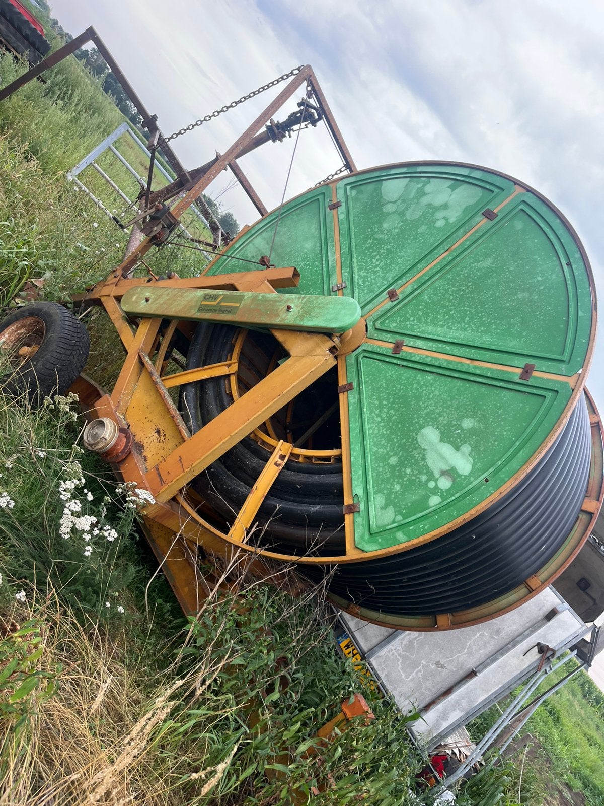 Complete beregeningsset haspel pomp en beregeningsbuizen, Ophalen, Beregening en Drainage