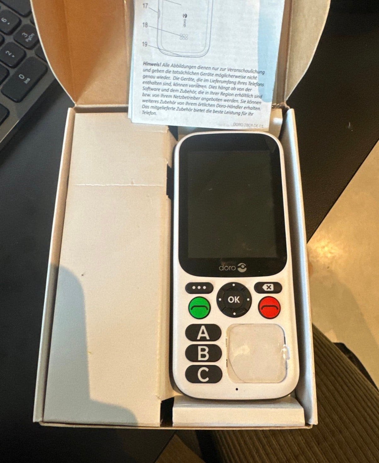 SENIOREN telefoon, Telecommunicatie, Ophalen of Verzenden, Zo goed als nieuw, Inklapmodel