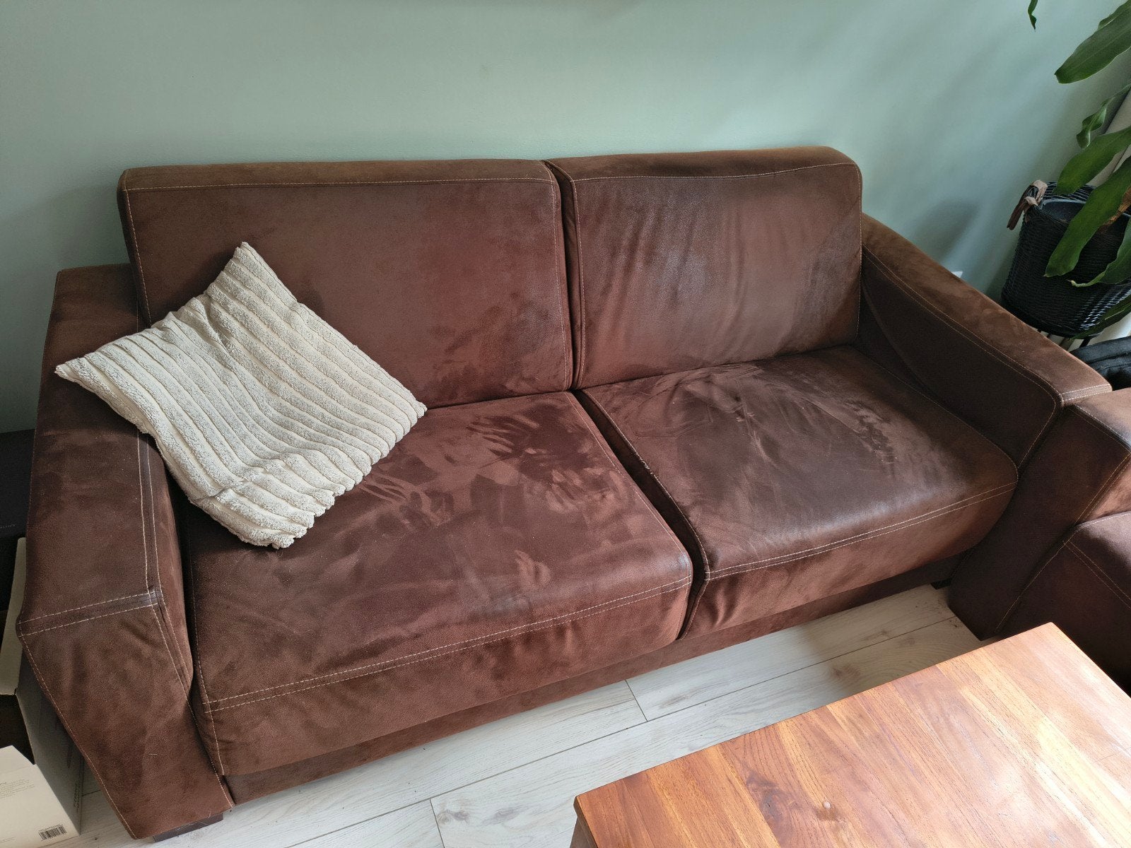 gratis 2 bankstellen, Ophalen, Gebruikt, 150 tot 200 cm, Driepersoons